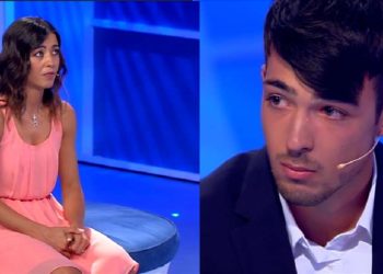 Diletta e il figlio Gabriele a C'è posta per te