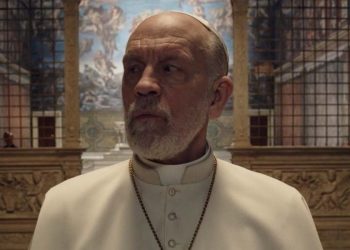 Una scena di The New Pope