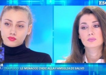Giusy Merendino e Laura Veneziano, moglie e figlia di Salvo Veneziano (Domenica Live)