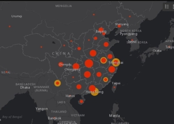 La mappa del Coronavirus nel mondo