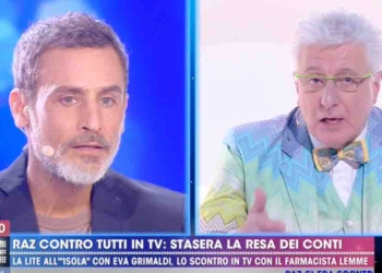 Lemme contro Raz Degan a Live Non è la D'Urso