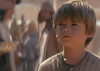 Jake Lloyd da bambino in Anakin Skywalker