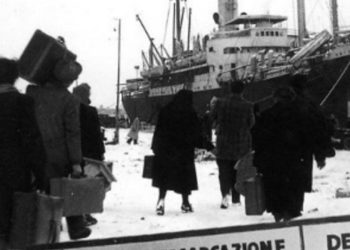 Durante l'esodo giuliano-dalmata (Foto dal web)