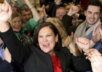 La leader del Sinn Fein Mary Lou McDonald