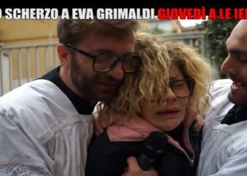 Eva Grimaldi video scherzo Le Iene