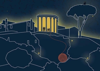 Parco Villa Gregoriana a Tivoli, una locandina