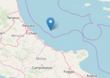 Terremoto nel mar Adriatico centrale