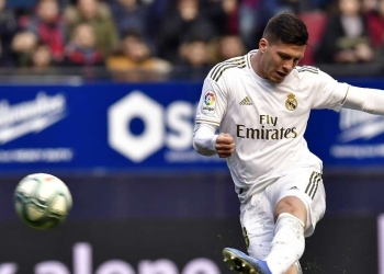 Calciomercato Fiorentina - Luka Jovic, attaccante serbo proveniente dal Real Madrid (Foto LaPresse)