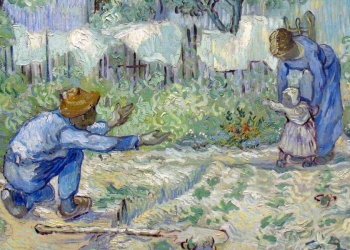 Vincent Van Gogh, I primi passi (1890), particolare