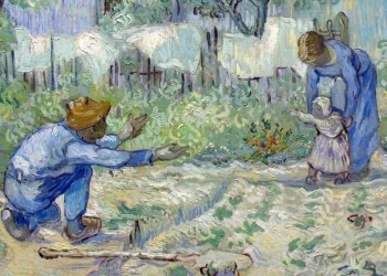 Vincent Van Gogh, I primi passi (1890), particolare