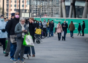 Code ai supermercati, immagine di repertorio (Foto: 2020, LaPresse)
