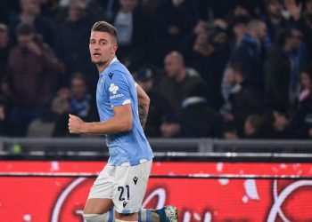 Sergej Milinkovic-Savic, centrocampista serbo della Lazio (Foto LaPresse)