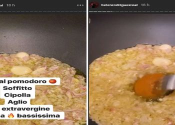 Belen Rodriguez ricetta sugo