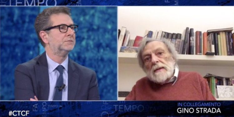 Gino Strada e Fabio Fazio