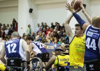 La squadra del Santa Lucia Basket (Foto Tv2000)