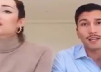 Gianmarco Onestini e Adara Molinero - Screenshot da video