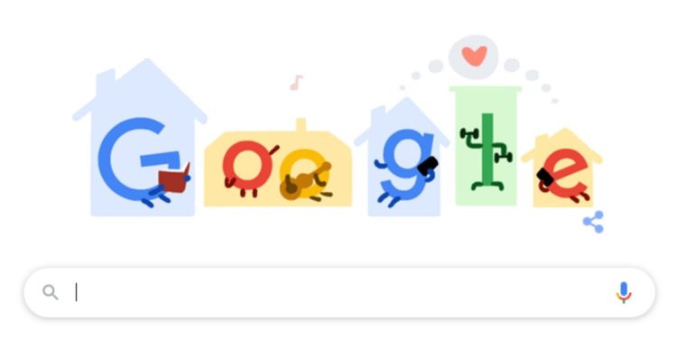 Coronavirus tips, il doodle di Google