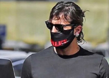 Fabrizio Corona con la mascherina (Foto: Instagram)