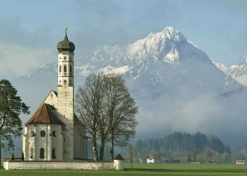 Chiesa di St. Colomban a Schwangau, Germania (Pixabay)