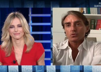 Roberto Mancini ospite di “Da noi…a ruota libera” con Francesca Fialdini