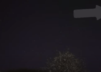 Satelliti Starlink, foto da Youtube