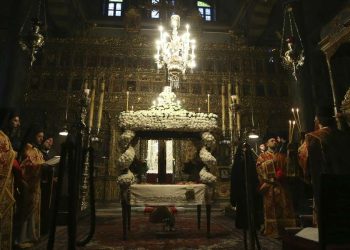 Celebrazioni per la Pasqua Ortodossa (Foto LaPresse)