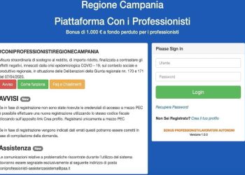 Bonus mille euro Partite Iva Regione Campania