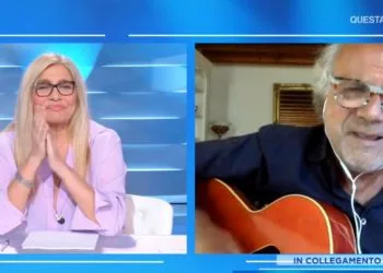 Jerry Calà e Mara Venier  (Domenica In)