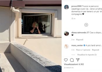 Mara Venier e il marito Nicola Carraro (Instagram)