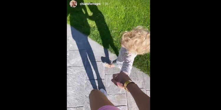 Chiara Ferragni e il piccolo Leone