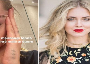 Chiara Ferragni piange