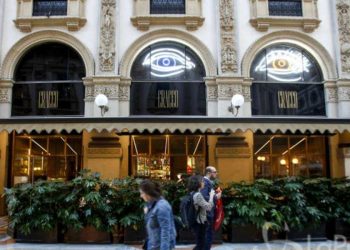 Il ristorante di Carlo Cracco a Milano (Foto LaPresse)