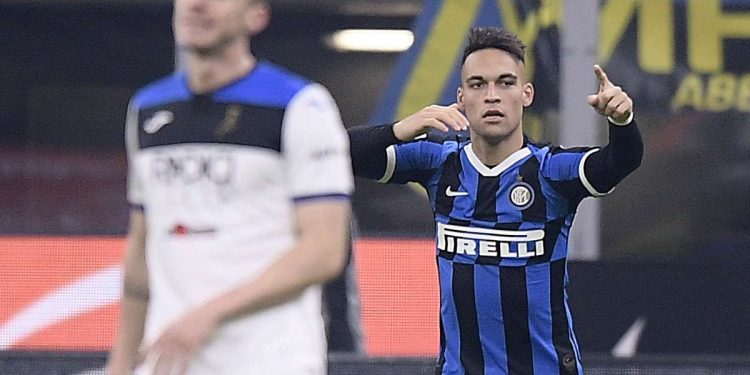Inter Atalanta - Lautaro Martinez (Foto LaPresse)