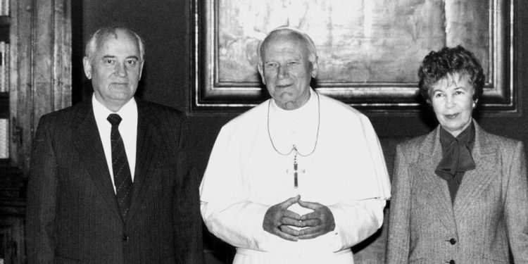 Gorbaciov e Wojtyla
