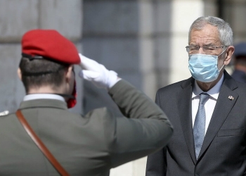 Alexander Van Der Bellen, presidente della Repubblica austriaca (Foto LaPresse)