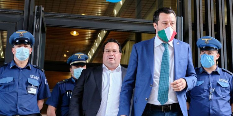 Matteo Salvini, segretario di Lega Nord (Foto LaPresse)
