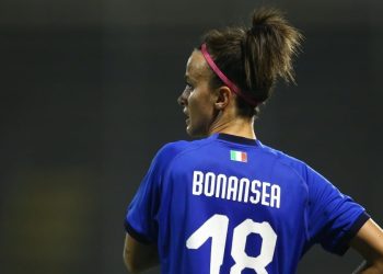 Barbara Bonansea, con la maglia della Nazionale Italiana (LaPresse)