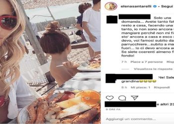 Elena Santarelli - Foto Instagram