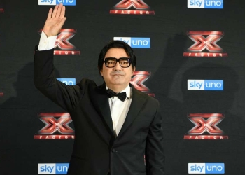 Stefano "Elio" Belisari, cantante degli Elio e le Storie Tese (Foto LaPresse)