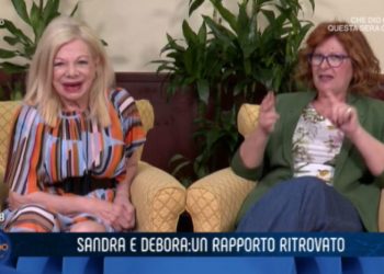 Sandra Milo e la figlia Debora Ergas (Rai Uno)