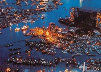 I Pink Floyd a Venezia nel 1989