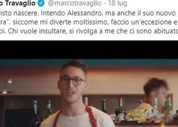 Marco Travaglio, Twitter