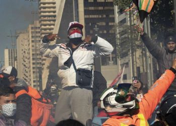 Fattorini protestano per le condizioni di lavoro a San Paolo del Brasile (LaPresse)