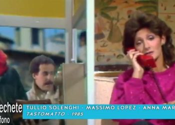 sketch del telefono in tv techetechetè