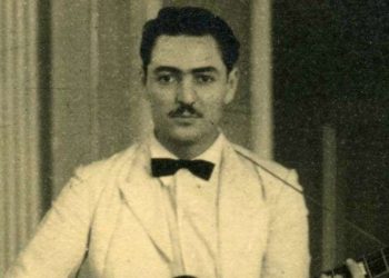 Pino Rucher al Teatro Petruzzell di Bari nel 1947