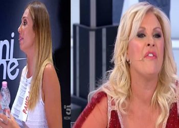 Pamela Barretta e Tina Cipollari, lite a Uomini e Donne - Screenshot da video