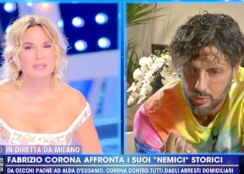 Barbara D'Urso e Fabrizio Corona