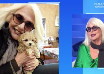 Loretta Goggi e il cane Pillo, Domenica In