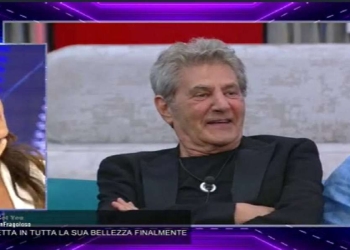 Elisabetta Gregoraci e Fausto Leali al Grande Fratello Vip