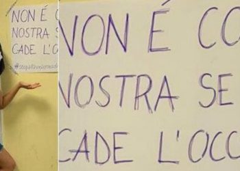 La protesta delle studentesse di Roma